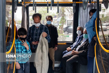 حمل و نقل عمومی مشهد در وضعیت قرمز