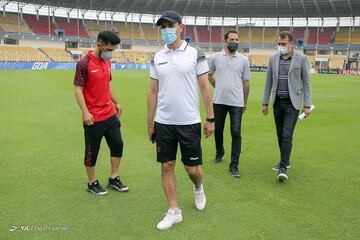 نشست خبری سرمربیان تیم فوتبال پرسپولیس و الوحده امارات