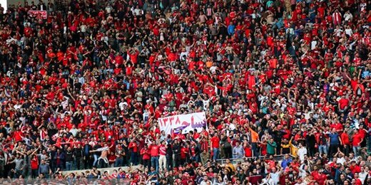 دربی قرمز و آبی در قائمشهر/‌عکس