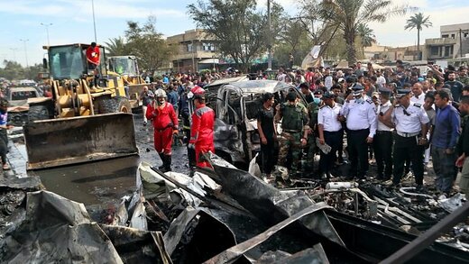 داعش مسئولیت انفجار بغداد را بر عهده گرفت