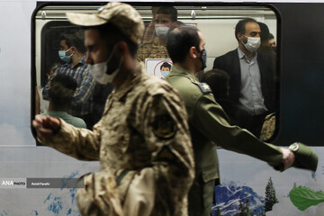 مترو در روز های خطرناک تهران