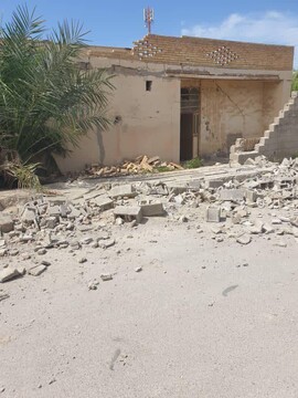تصاویری از روستای دهداران بخش شبانکاره پس از زمین لرزه های اخیر