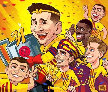 ببینید: بالاخره مسی اولین جام این فصل را گرفت!