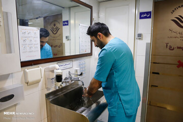 سفره افطار مدافعان سلامت