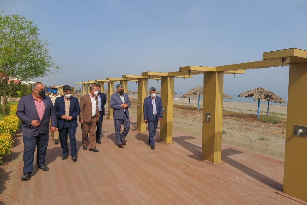 پایش میدانی امکانات و زیرساخت‌های گردشگری منطقه آزاد انزلی توسط سرپرست سازمان