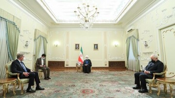 دیدار وزیر خارجه پاکستان با دکتر روحانی