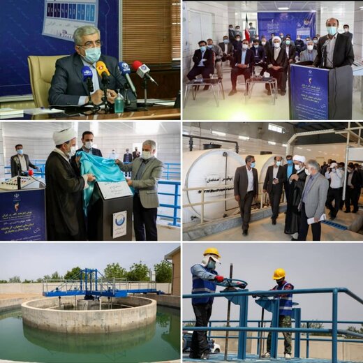 ‍ اولین تصفیه خانه مکانیزه استان  چهارمحال وبختیاری در شهرستان سامان افتتاح شد 
