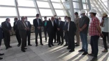 بازدید مشاور رییس جمهور از روند ساخت پایانه مسافری فرودگاه بین المللی کیش