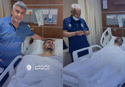 جراحی صورت بازیکن عراقی و از دست رفتن شانس حضور در ACL