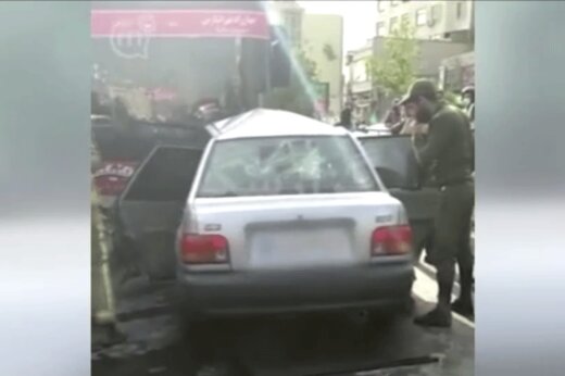 ببینید | تصادف سنگین یک خودرو پراید با اتوبوس شرکت واحد