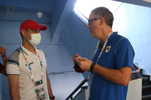 دیدار گرم گل‌محمدی با لوران بلان/عکس