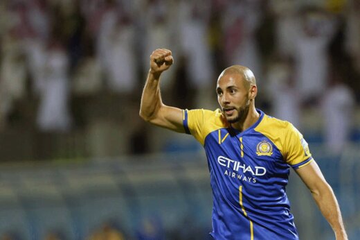 ببینید | شادی عجیب و جنجالی بازیکن النصر با داور