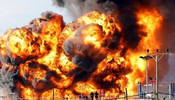 آتش سوزی در پالایشگاه نفت اسرائیل