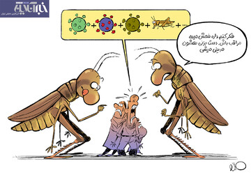 ببینید ملخ‌ها هم به تهران حمله کردند!