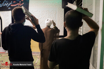 مراسم احیاء شب بیست و یکم ماه مبارک رمضان - زندان اوین