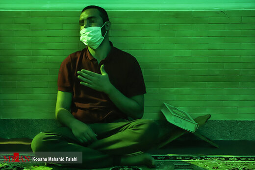 مراسم احیاء شب بیست و یکم ماه مبارک رمضان - زندان اوین