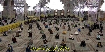 گزارشی از نوای دلنشین مناجات در حرم امام رضا(ع) تا خانه های شیعیان 