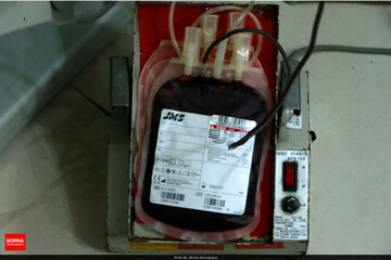 تصاویر | نذرخون در شب های پر فضیلت "قدر"