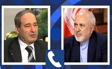 گفتگوی تلفنی وزیران خارجه ایران و سوریه