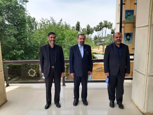 جلسه انتخاباتی محسن رضایی، رستم قاسمی و سعید محمد +عکس