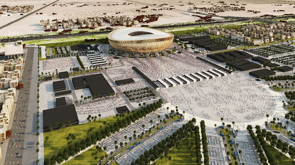 تکمیل ورزشگاه فینال جام جهانی 2022 قطر/ عکس