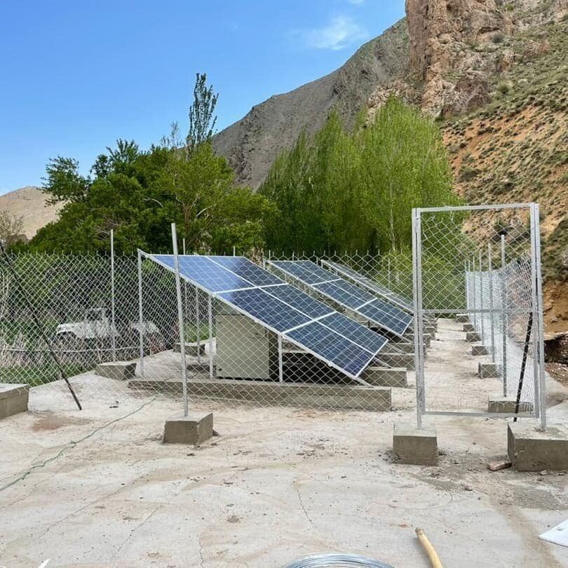 روستای "امن کندی" میاندوآب، اولین روستای برق‌دار شده توسط سیستم خورشیدی در آذربایجان‌غربی