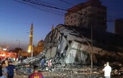 حمله موشکی رژیم صهیونیستی به یک مجتمع مسکونی در غزه