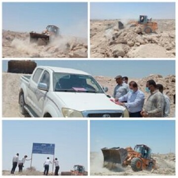 ۴۱٫۲ هزار مترمربع اراضی خالصه دولتی به ارزش ۴۱٫۲میلیارد ریال در روستای رمچاه قشم رفع تصرف شد