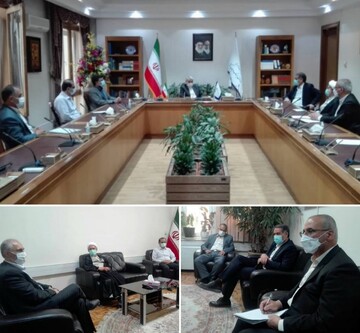 دیدار مسئولان چهارمحال وبختیاری بارئیس سازمان برنامه وبودجه کشور 
