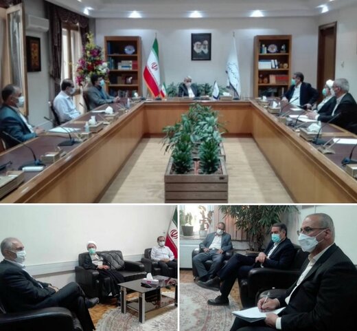 دیدار مسئولان چهارمحال وبختیاری بارئیس سازمان برنامه وبودجه کشور 
