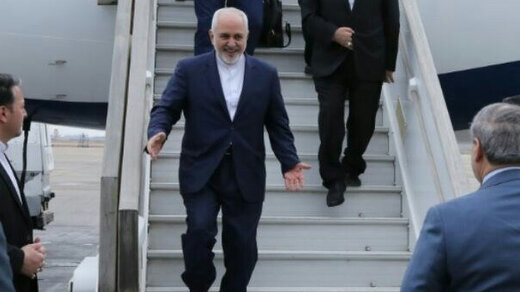 اظهارات ظریف در بدو ورود به دمشق