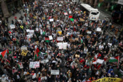ببینید | تظاهرات بزرگ حمایت از فلسطین در آمریکا