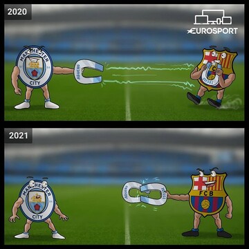 ببینید: رودستی که منچسترسیتی از بارسلونا خورد!