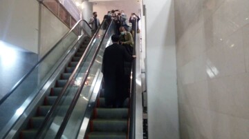 عکس| ورود رئیسی از در مجزا به ستاد انتخابات کشور