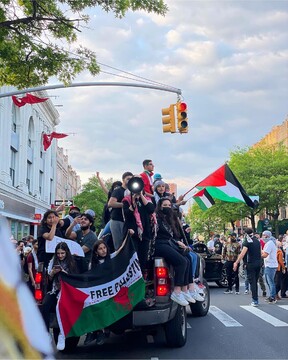 حمایت سلبریتی معروف اینستاگرام از فلسطین