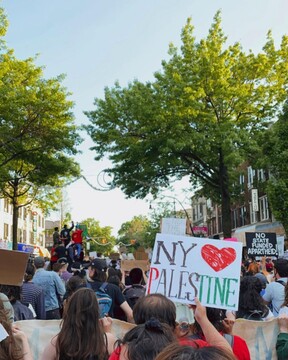 حمایت سلبریتی معروف اینستاگرام از فلسطین