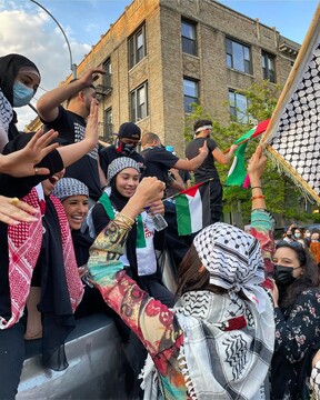 حمایت سلبریتی معروف اینستاگرام از فلسطین