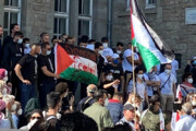 ببینید | کشته شدن یک معترض فلسطینی در برلین