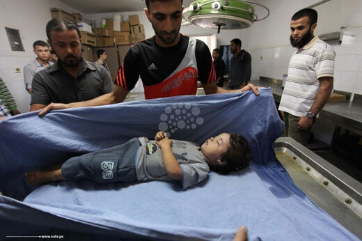 ببینید | وداع جانسوز پدر با فرزند شهیدش