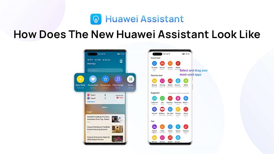 نسخه جدید دستیار هوشمند HUAWEI Assistant با امکانات و ظاهر جدید