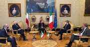 ظريف يجري مباحثات مع رئيس مجلس النواب الايطالي