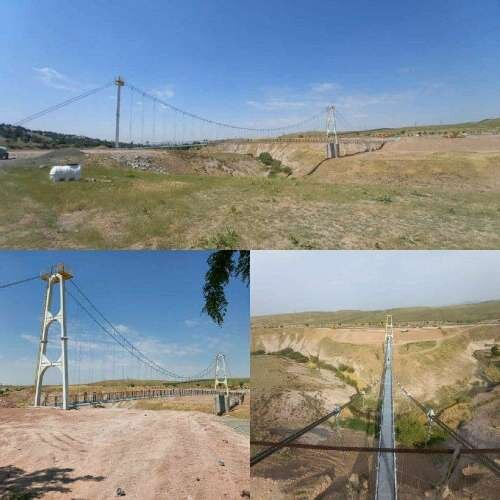 افتتاح پل کابلی قزوین 