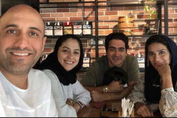 عکس | سلفی علی سرابی در کنار مارال بنی‌آدم، همایون شجریان و سحر دولتشاهی