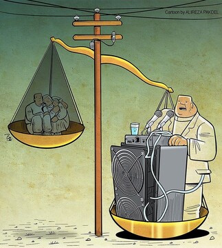 پشت پرده قطع شدن برق را ببینید!