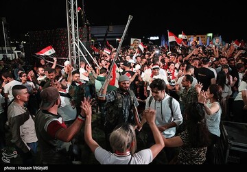 جشن پیروزی بشار اسد در انتخابات ریاست جمهوری