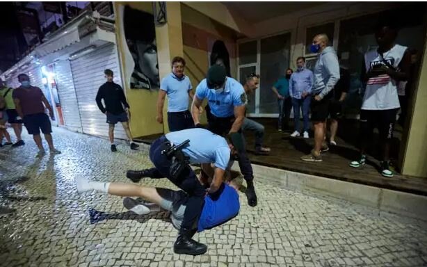 درگیری هواداران سیتی و چلسی قبل از فینال UCL/عکس