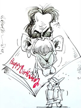 آقای کاریکاتوریست تولدتان مبارک!