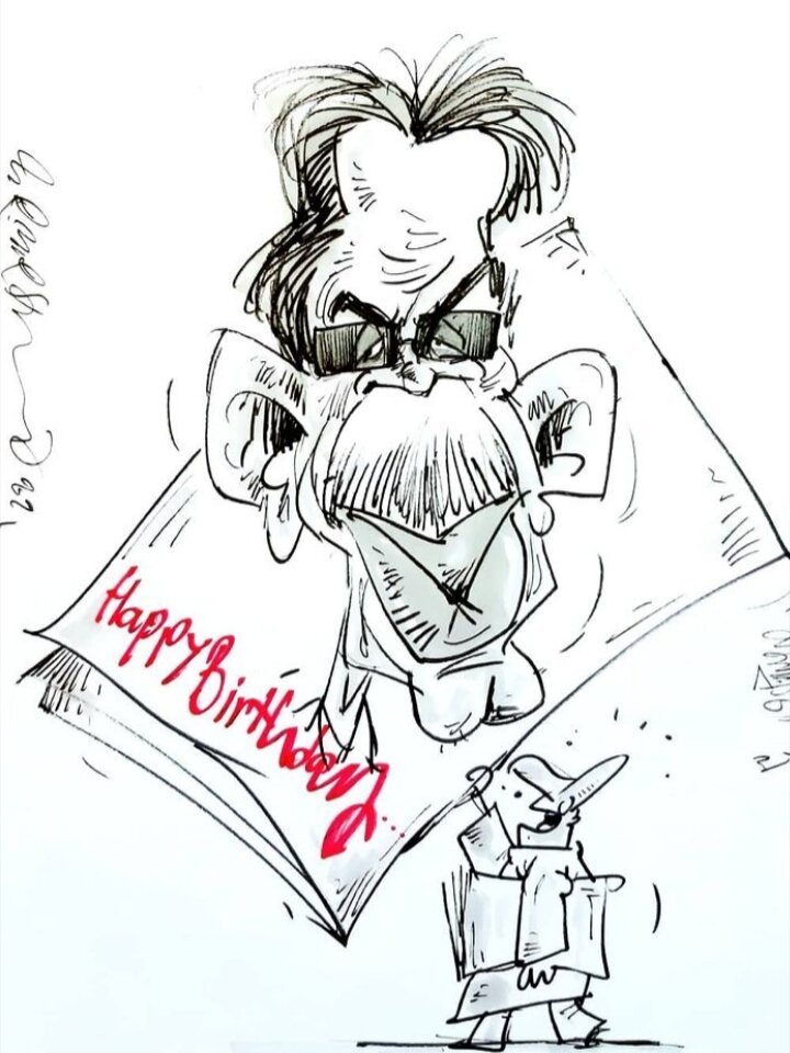 آقای کاریکاتوریست تولدتان مبارک!