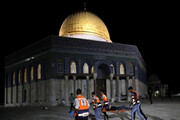 ببینید | شکست صهیونیست‌ها برای به آتش کشیدن مسجدی در فلسطین