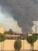 آتش‌سوزی بزرگ جنوب تهران مربوط به کدام بخش پالایشگاه است؟